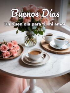 Para dar los buenos días a tu amor para WhatsApp