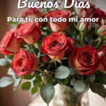 buenos días para ti, con todo mi amor