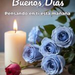 buenos días pensando en ti esta mañana