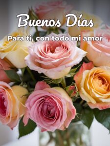 Para darle los buenos días a mi amor para una amiga