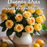 buenos días un buen día para ti, mi amor