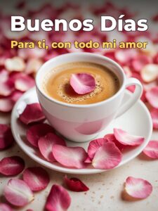 Para decir buenos días amor para una amiga