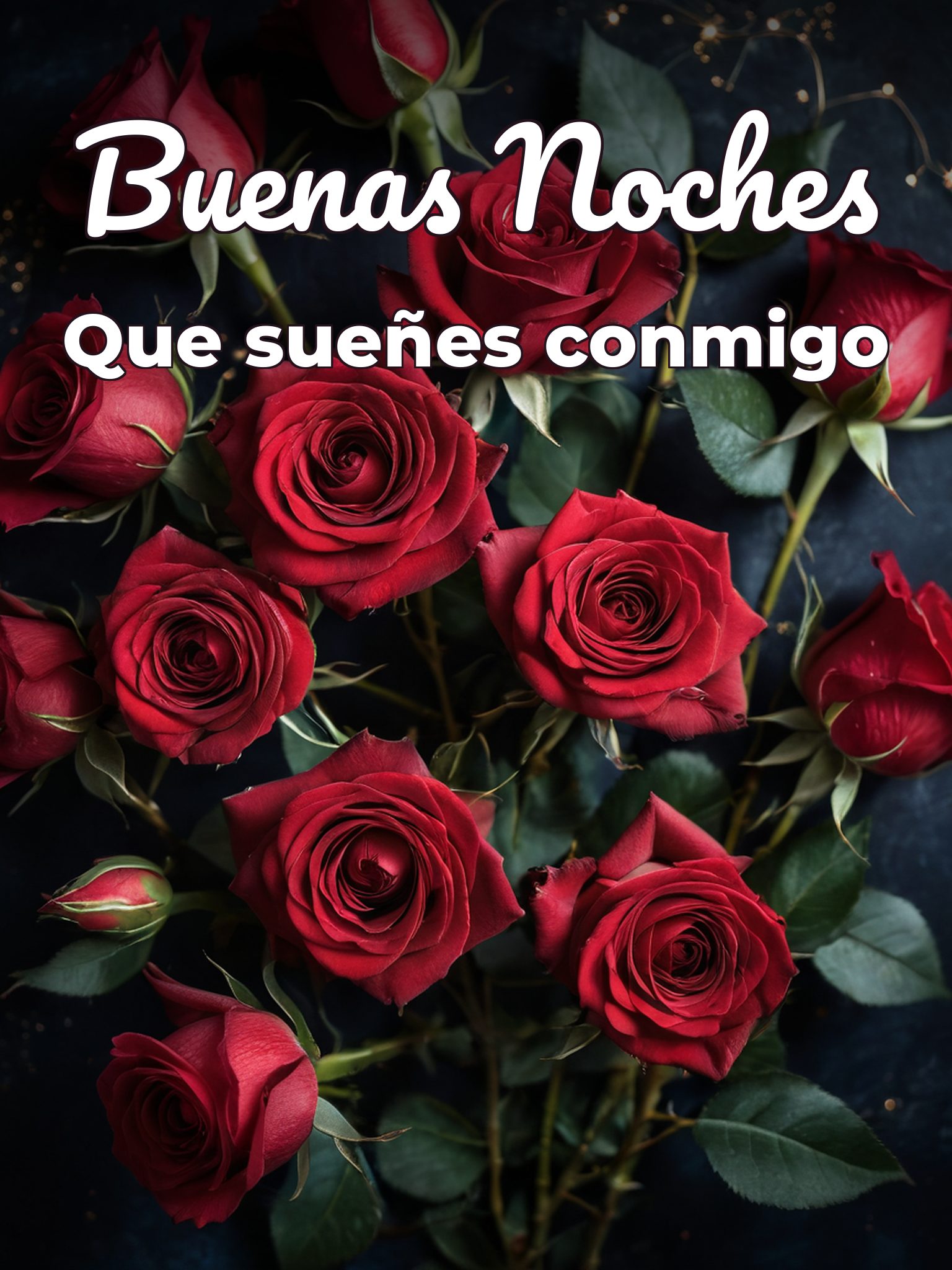 Para desear buenas noches a mi novio para Facebook