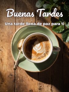 Para desear buenas tardes para WhatsApp celular