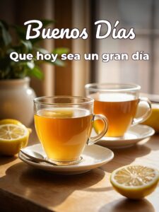 Para desear buenos días