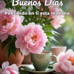 buenos días pensando en ti esta mañana