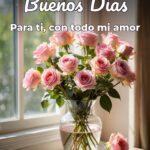 buenos días para ti, con todo mi amor