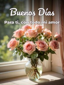 Para desear buenos días a mi amor para Facebook