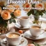 buenos días pensando en ti esta mañana