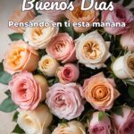 buenos días pensando en ti esta mañana