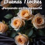 buenas noches pensando en ti esta noche