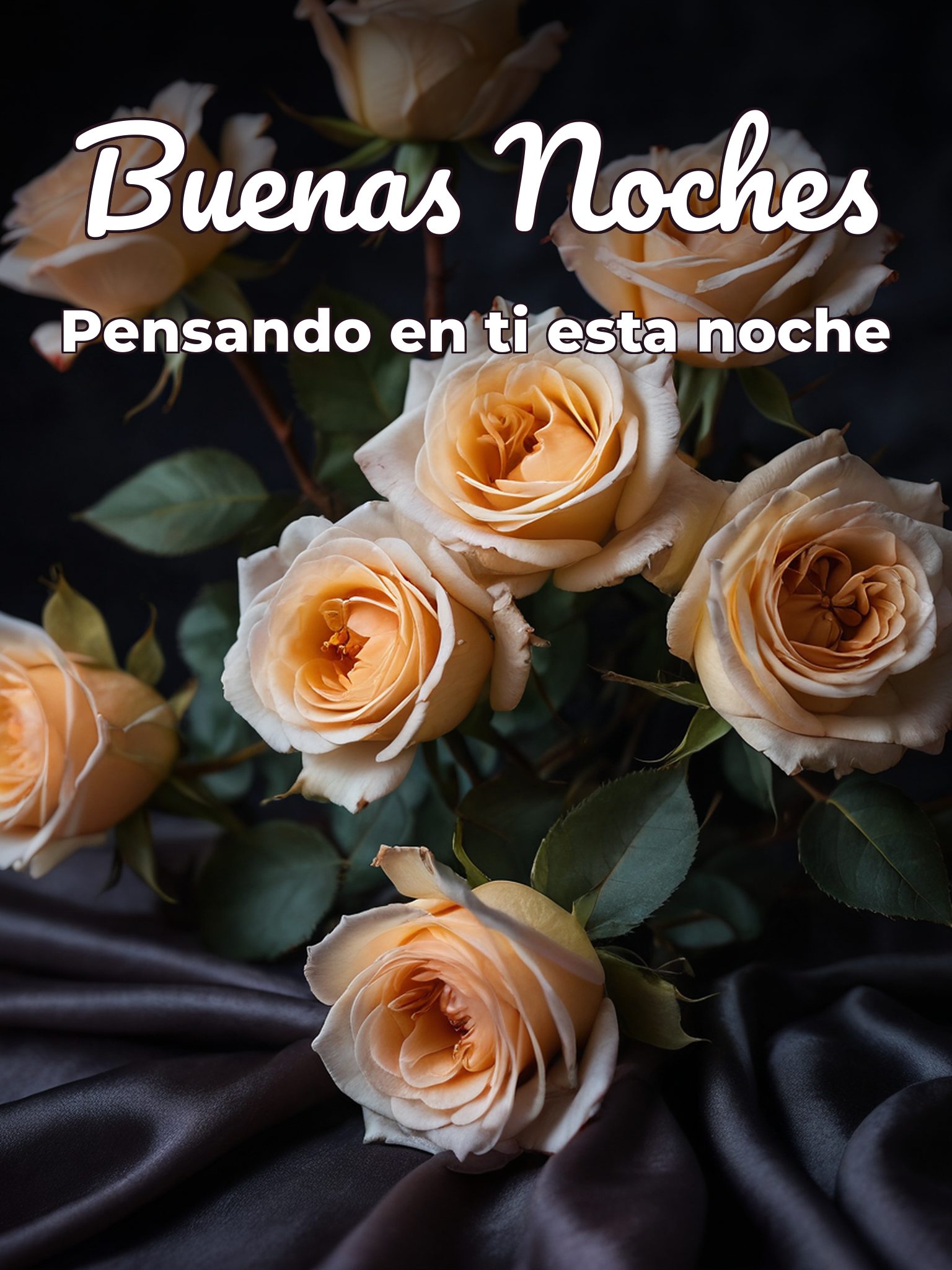 Pensamientos de buenas noches mi amor para WhatsApp