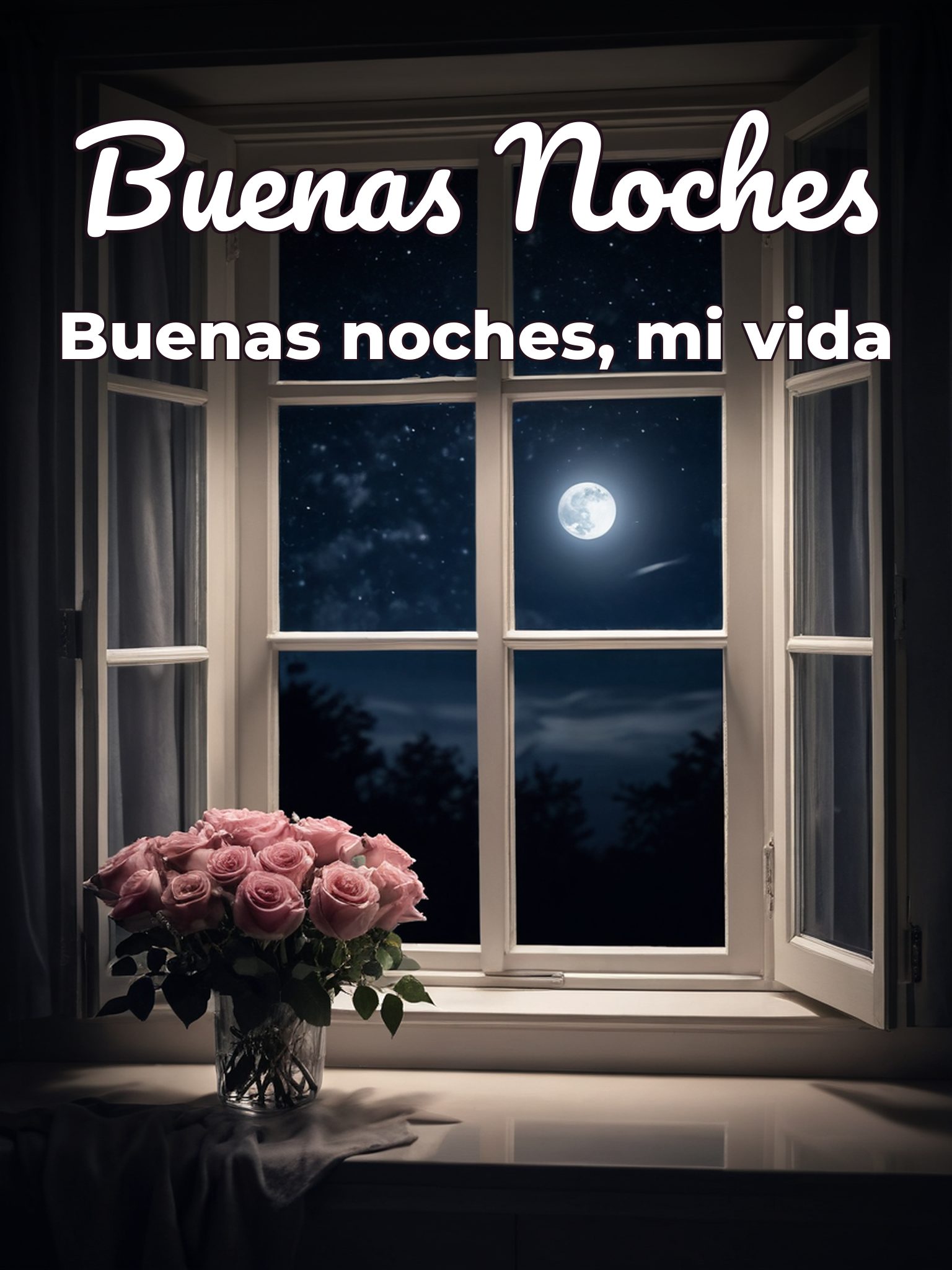 Pensamientos de buenas noches para mi amor para celular