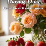 buenos días pensando en ti esta mañana