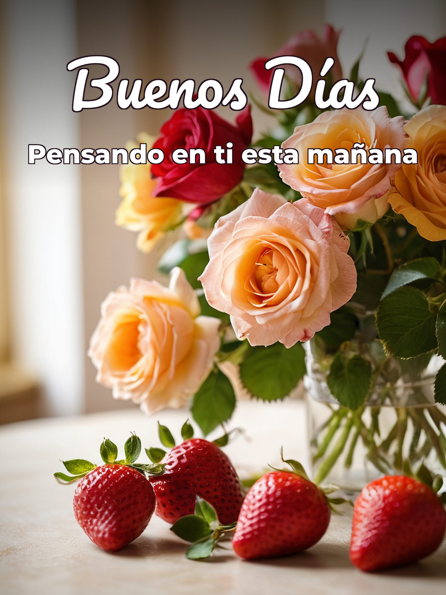Pensamientos de buenos días amor para celular