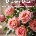 buenos días pensando en ti esta mañana