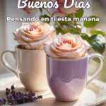 buenos días pensando en ti esta mañana