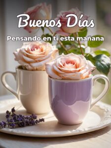 Pensamientos de buenos días amor para una amiga
