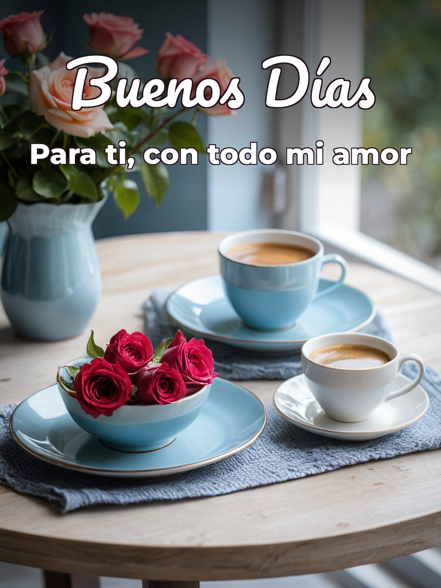 Pensamientos de buenos días para mi amor para celular