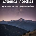 buenas noches que descanses, dulces sueños