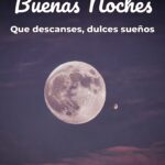 buenas noches que descanses, dulces sueños