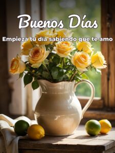 Pensamientos para desear buenos días para mi amor