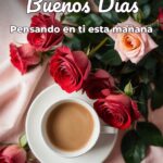 buenos días pensando en ti esta mañana