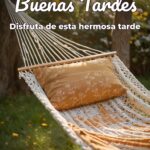 buenas tardes disfruta de esta hermosa tarde
