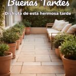 buenas tardes disfruta de esta hermosa tarde