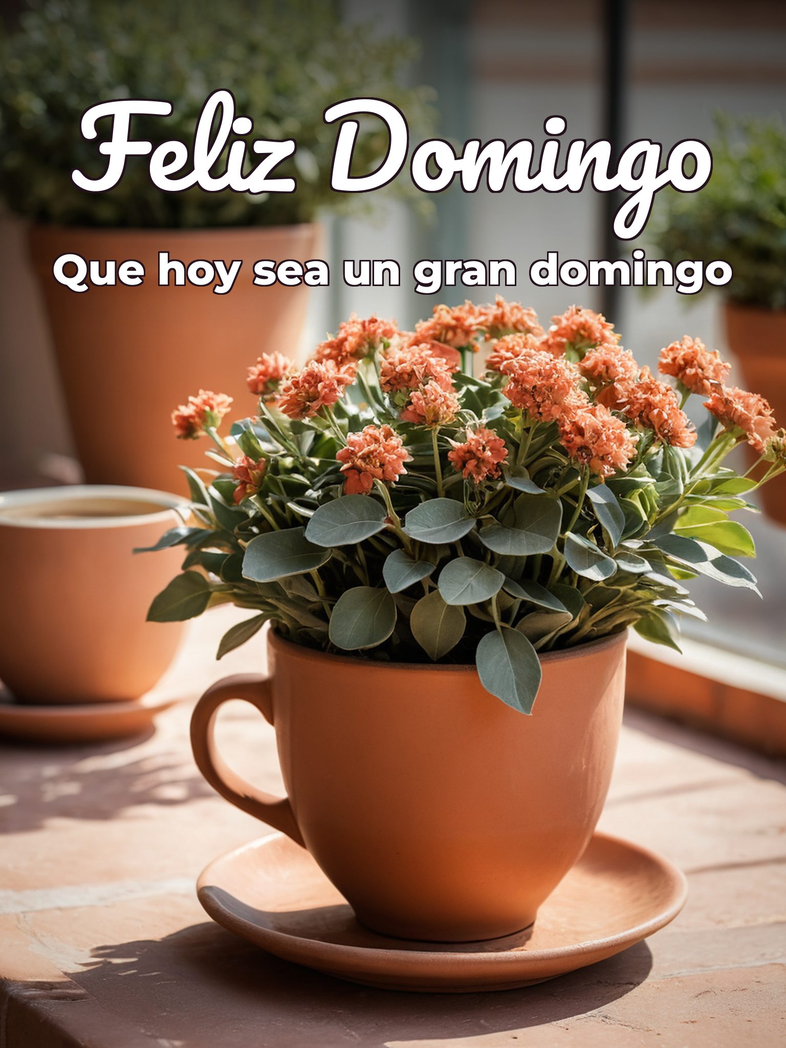 Postales feliz domingo para WhatsApp
