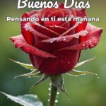 buenos días pensando en ti esta mañana