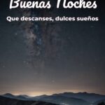 buenas noches que descanses, dulces sueños