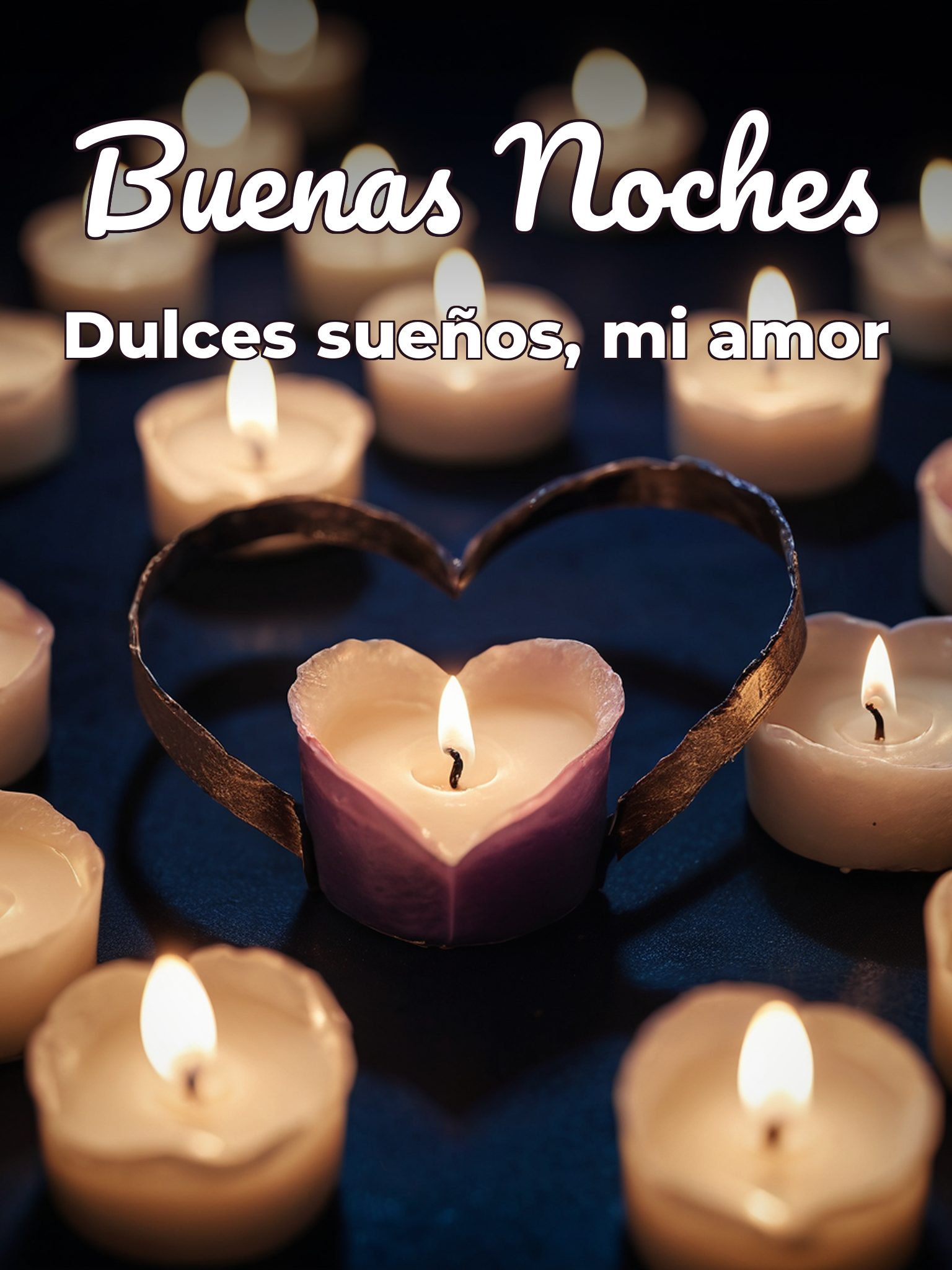 Que tengas buenas noches amor