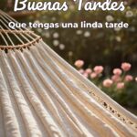 buenas tardes que tengas una linda tarde