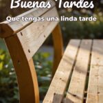 buenas tardes que tengas una linda tarde