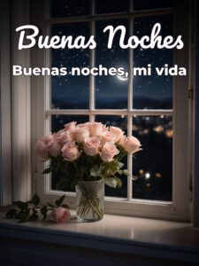 Saludos de buenas noches amor para WhatsApp