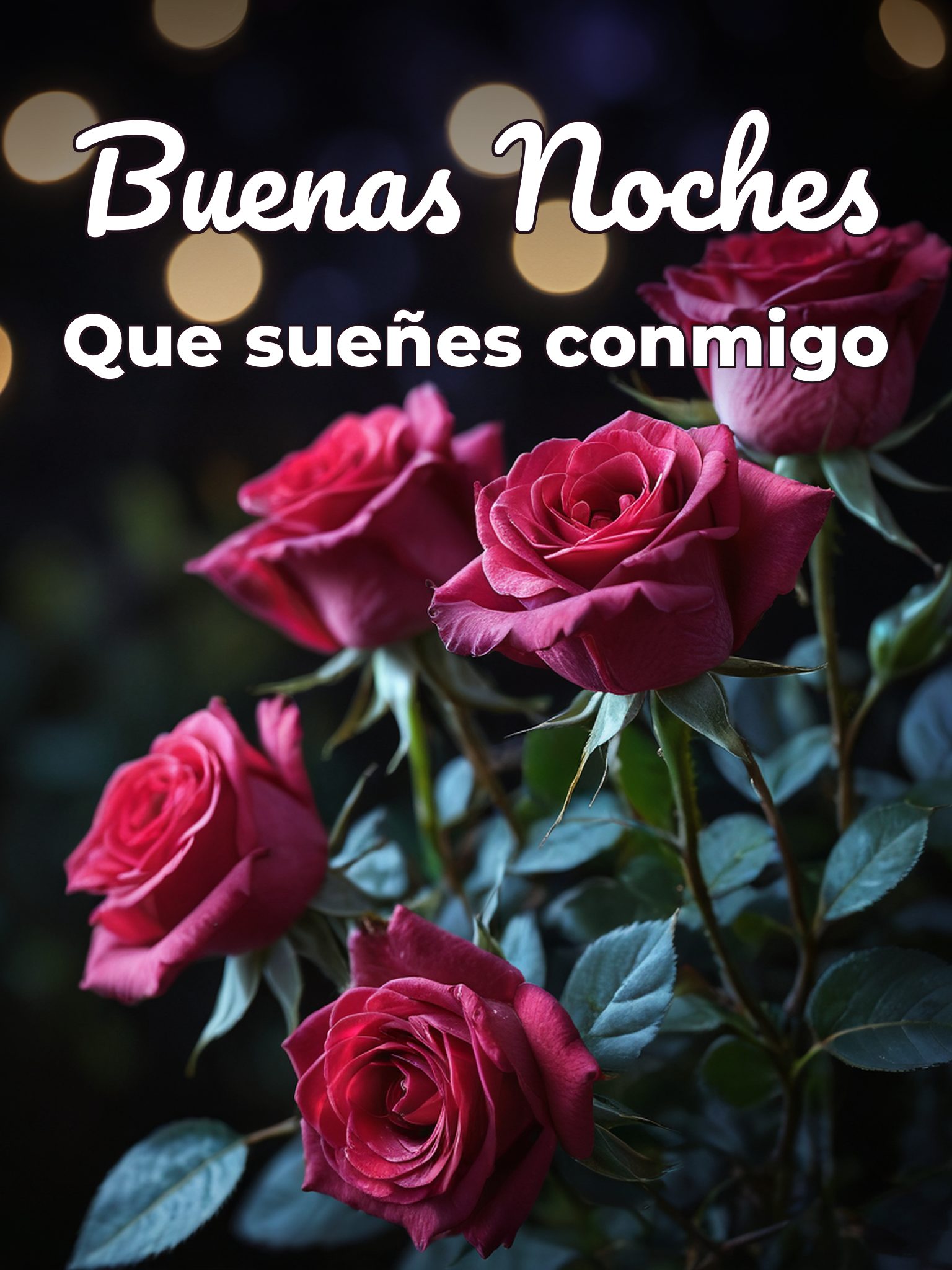Saludos de buenas noches de amor para WhatsApp