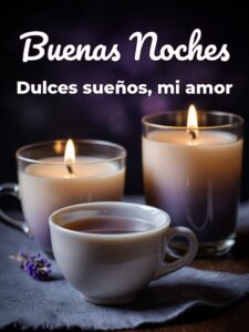 Saludos de buenas noches para mi amor para WhatsApp