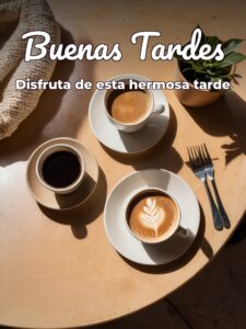 Saludos de buenas tardes para una mujer para WhatsApp celular