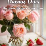 buenos días un buen día para ti, mi amor