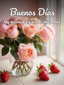 Saludos de buenos días a mi amor para celular