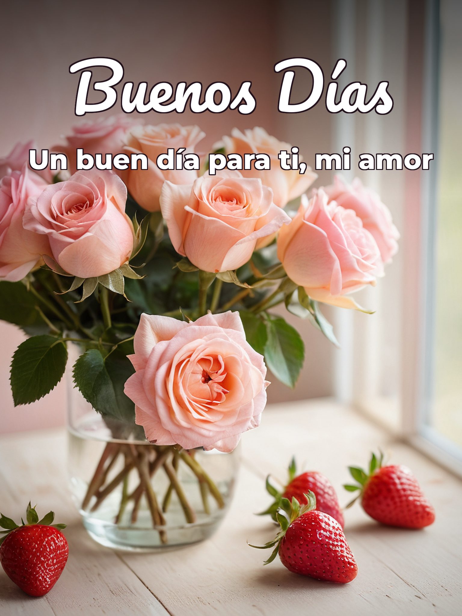 Saludos de buenos días a mi amor para celular