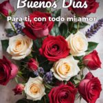 buenos días para ti, con todo mi amor