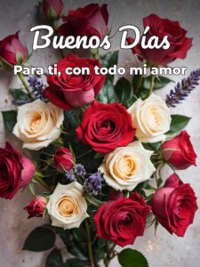 Saludos de buenos días con imágenes de amor