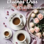 buenos días pensando en ti esta mañana