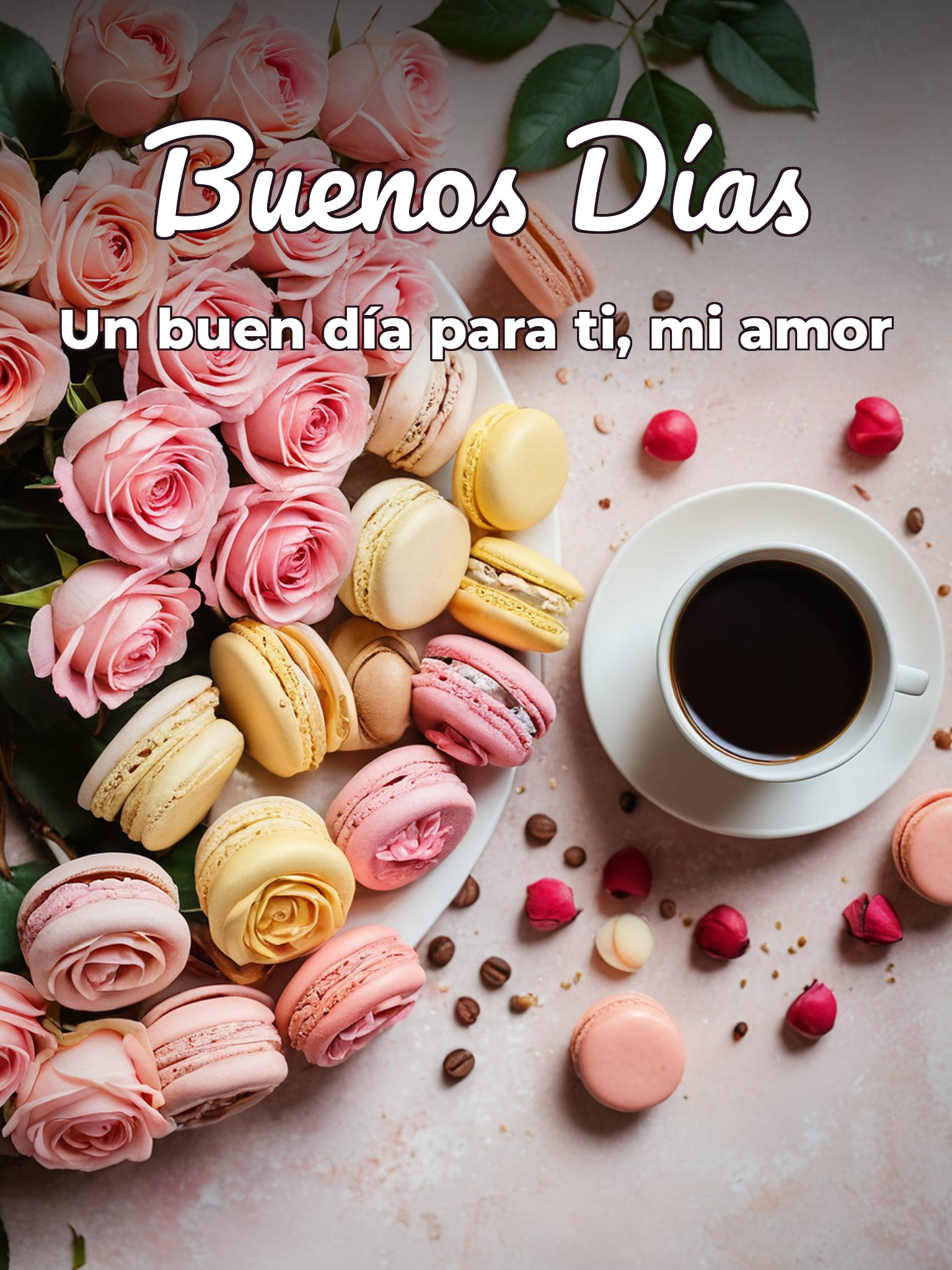 Saludos de buenos días con imágenes de amor para WhatsApp