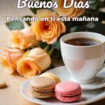 buenos días pensando en ti esta mañana