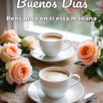 buenos días pensando en ti esta mañana