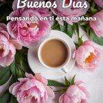 buenos días pensando en ti esta mañana