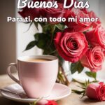 buenos días para ti, con todo mi amor